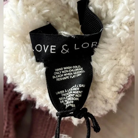 NWT Love & Lore Soft Pink Rory Rib Mittens with Soft Lining. - Picture 7 of 8